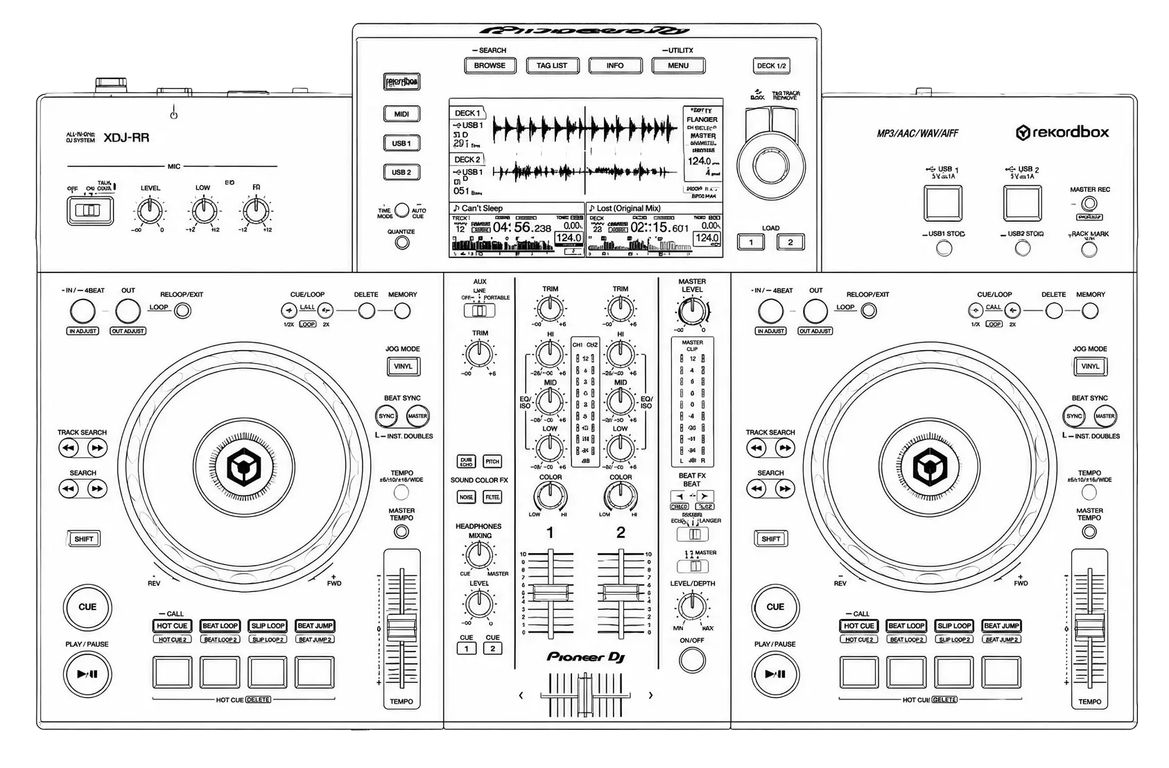 Platines Pioneer XDJ-RR